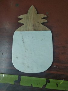 Planche à découper en marbre et bois au design unique, blocs à découper en marbre et bois, planche à découper en marbre et bois à prix très raisonnable - Product Image 3