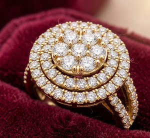 Luxury Lab Grown Diamond <b>Ring</b> <b>Gold</b> East-West Bezel Set Oval Cut Engagement <b>Rings</b> for Women Jewelry - Product Image 1