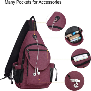 Sac bandoulière imperméable avec fermeture éclair sécurisée et options de personnalisation du logo - Product Image 3
