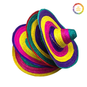 Sombrero Mexicano con Diseño Tradicional, Colores Brillantes, Cómodo para Usar Todo el Día en Festivales - Product Image 3
