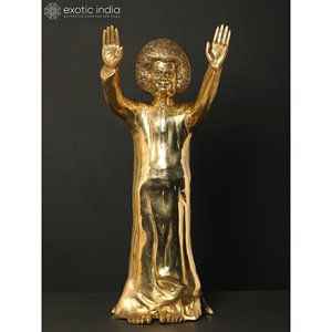 25 "รูปปั้นทองเหลืองยืนของ sathya Sai Baba - Product Image 4