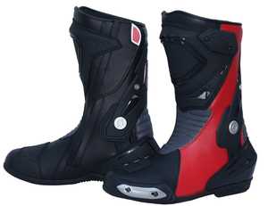 Bottes de moto à lacets mi-mollet en cuir, bottes de protection pour le tourisme et le motocross, design personnalisé, semelle extérieure en caoutchouc, doublure en fourrure - Product Image 3