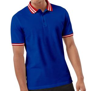 Venta al por mayor personalizada impresión bordado poliéster 100% algodón camiseta en blanco Golf Polo camiseta para hombres unisex Camiseta con cuello en V camiseta - Product Image 1
