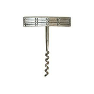 Sacacorchos de metal vintage de acero inoxidable resistente en forma de T, abridor manual retro para botellas de vino, utensilio de bar para uso en restaurantes - Product Image 4
