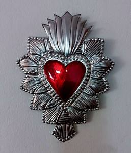 Brass Heart Inspiration Golden Heart <b>Wall</b> Decoration Crown Heart for Home <b>Decor</b> - Product Image 4