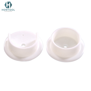 <b>Plastic</b> White Wardrobe Closet Rod Holder - Product Image 1