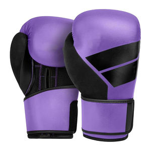 Gants de boxe en mesh pour hommes, en cuir PU, fermeture auto-agrippante, 12oz 14oz 16oz, technologie de refroidissement du paume ventilée, gants d'entraînement - Product Image 4