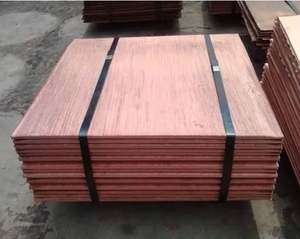 Cathode de cuivre de haute pureté 99,99 % Cu |   Faible teneur en oxygène pour la production de fil d'acier |   Prêt pour l'usine |   Fournisseur d'Afrique - Product Image 2