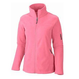 Chaqueta polar para mujer con cremallera completa, cuello alto, transpirable, para uso en exteriores en otoño e invierno, corte regular, color sólido. - Product Image 5