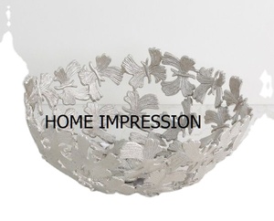 Fantastique forme ronde Floral Designer fantaisie fruits bol de service couleur argent pour la maison hôtel et Restaurants à prix raisonnable - Product Image 1
