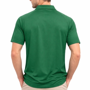 Polo de Alta Calidad en Color, Tejido de Algodón, con Bolsillo Frontal Personalizado, Manga Corta, Informal, Transpirable y de Secado Rápido - Product Image 3