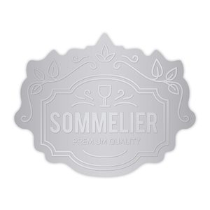 Custom Silver Embossed Paper Stickers for Honey Jars Premium White Label Gift Products - Product Image 5