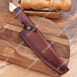 Couteau de chef professionnel en acier Damas forgé à la main, manche en os de chameau, fait main, léger, ambidextre, ergonomique, haute qualité - Product Image 4