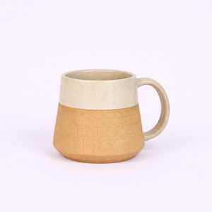 Taza de Espresso de Cerámica Hecha a Mano con Diseño Estampado, Taza de Café Decorativa para Regalo - Product Image 1