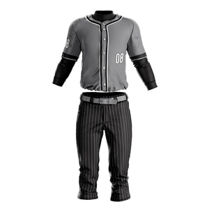 Maillots de baseball personnalisés, vêtements de baseball et de softball, veste de frappeur à fermeture éclair 1/4, veste de cage, uniforme de club de baseball, chemise et pantalon - Product Image 1