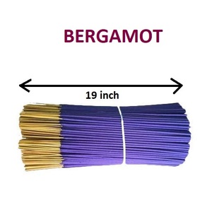 Varillas de incienso de 19 pulgadas Varillas de incienso naturales de bergamota más vendidas Suministro a granel (púrpura) - Product Image 1