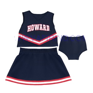 Uniformes de Porristas Juveniles al por mayor para Niñas Diseños calientes con Spandex Hechos Algodón Poliéster Rayón Látex Lycra - Product Image 1