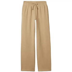 Pantalones deportivos de mujer con bolsillos, color beige claro, cintura alta, estilo jogger, cómodos, de talle alto, corte holgado, en oferta. - Product Image 2