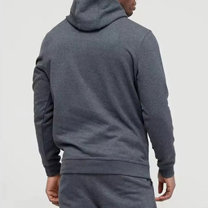 Custom Branded Logo High Quality Uk Size Blank 70% Cotton 30% <b>Polyester</b> <b>Hoodie</b> and Sweat Pant Jogger Set Mens Slim Fit Tracksuit - Product Image 2