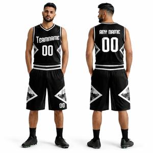 Uniforme de Baloncesto Unisex Más Vendido, 100% Poliéster, Conjuntos Deportivos con Logotipo Personalizado, Ropa Deportiva Transpirable para Equipos, Tallas Grandes, Pantalones Cortos - Product Image 1