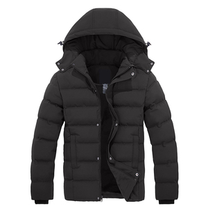 New Design Winter Warm Zipper Closure Puffer Jacket For <b>Boys</b> Premium Quality Outerwear Thick Puffer Jacket For Men - Product Image 2