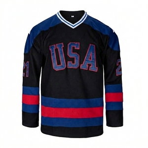 Uniformes de Hockey sobre Hielo de Alta Calidad, Último Diseño, Técnica de Bordado, 100% Poliéster, Personalizables, Secado Rápido - Product Image 3