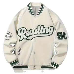 Veste universitaire vintage pour homme, veste de baseball, prix de gros, vente chaude, streetwear avec broderie unique, veste streetstyle - Product Image 1