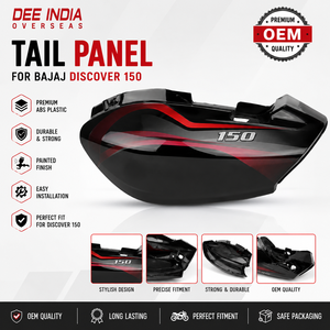 Panneau arrière de moto OEM pour Bajaj Discover 150 ABS, panneau latéral en plastique, pièce de rechange - Product Image 2