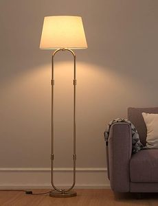 Modern Floor <b>Lamp</b> Brass Antique Finish Standing <b>Lamp</b> for Living Room Bedroom Home Decor - Product Image 6