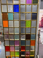 Plaque acrylique décorative transparente en forme de V ou en U, à rayures cannelées à différentes espaces, petite plaque en polystyrène PS rayée, blanche