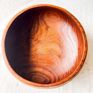 Bol en bois pour la maison, petit bol de service en bois de hêtre, bols à salade et à riz - Product Image 6