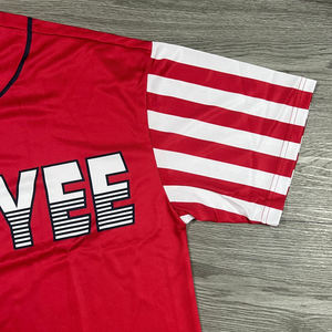Camiseta de béisbol con estampado personalizado, 100% poliéster, transpirable, de secado rápido, unisex, para adultos, nombre personalizado, número, bordado a mano - Product Image 5