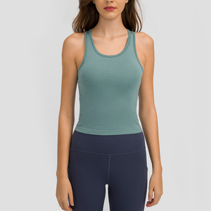Camiseta sin mangas negra para mujer, ropa de playa a la moda de verano, camiseta sin mangas informal ajustada y moderna para mujer - Product Image 3