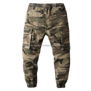 กางเกงคาร์โก้ลายพรางแฟชั่นสำหรับผู้ชาย กางเกงลำลองคุณภาพดีที่สุดสำหรับผู้ชายและผู้หญิง ทรงขาตรง ยูนิเซ็กซ์ เอวกลาง เหมาะสำหรับฤดูใบไม้ผลิ - Product Image 4