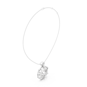 Venta al por mayor nueva cadena de joyería de moda 925 collar de letra de la suerte redondo de plata para las mujeres - Product Image 5