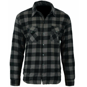 Chemise en Kevlar rembourrée avec zones de protection, sections ventilées et corps flexible, dotée d'une construction en tissu durable et d'un rembourrage. - Product Image 1