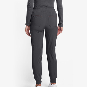 Vente en gros OEM Personnalisé Tissu Oxford Respirant Confortable Poids Lourd Multi-Poches Taille Élastique Coupe Ajustée Usage Hospitalier Femme - Product Image 3