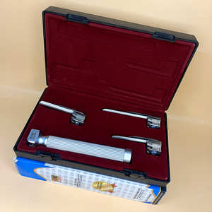 LAPA-737840-3-1 ชุดเครื่องมือส่องกล่องเสียงแบบมาตรฐาน มิลเลอร์ 3 ใบมีด 00-0-1 พร้อมด้ามจับสำหรับเด็ก ใบมีดสแตนเลสแบบใช้ซ้ำได้ - Product Image 3