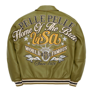 OEM Fashion Design Varsity Men's Winter <b>Jacket</b> New Arrival Heavy Embroidery <b>Rhinestone</b> Waterproof Windproof Vintage Decoration - Product Image 1