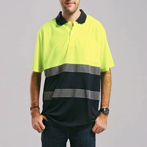 เสื้อโปโลสะท้อนแสงเพื่อความปลอดภัยแบบขายส่ง OEM ออกแบบเอง ผลิตจากโพลีเอสเตอร์ เสื้อผ้าทำงานแบบยุทธวิธี ผ่านการรับรองมาตรฐาน CE จากผู้ผลิต - Product Image 4