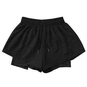 Pantalones cortos de gimnasio para correr cómodos de alta calidad para mujer, pantalones cortos de mujer con logotipo personalizado 2025 - Product Image 5