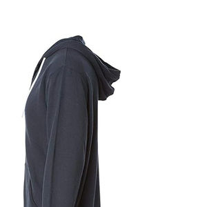 Sweat-shirt à capuche zippé bleu marine pour homme, coupe classique, décontracté, pour l'automne, 100% coton, molleton tricoté, couleur unie - Product Image 3
