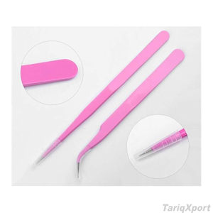 Pince à épiler professionnelle en acier inoxydable durable avec pointe dentelée lisse pour usage en salon, personnalisable - Product Image 3