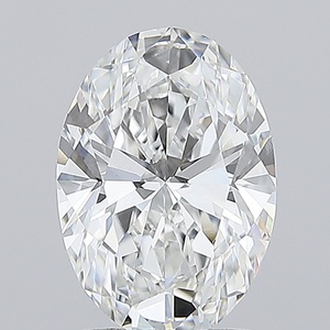 Diamante Sintético Ovalado de 2.52ct, Corte Excelente, VVS2, para Joyería, Diamante Suelto al por Mayor - Product Image 1