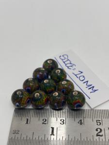 Perles de verre Millefiori artisanales en gros, multicolores, style italien, perles de mosaïque pour la fabrication de bijoux artisanaux - Product Image 4