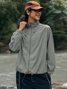 Waterproof Rain <b>Jackets</b> Lightweight <b>Zip</b> <b>Up</b> Raincoat Outdoor Hiking Hooded Windbreaker with Pocket - Product Image 4