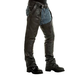 Pantalones de montar a caballo de cuero genuino para hombre, con logotipo y diseño personalizados, nuevo estilo, hechos con cuero de buena calidad. - Product Image 3