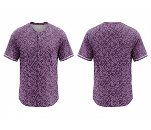 ผู้จัดจำหน่ายเสื้อเบสบอลแบบสั่งทำพิเศษด้วยเทคนิคการพิมพ์แบบ Dye Sublimation จำนวนมาก |   ชุดเบสบอลทีมพร้อมโลโก้และหมายเลขแบบกำหนดเอง |   โพลีเอสเตอร์ที่ระบายอากาศได้ดี - Product Image 6