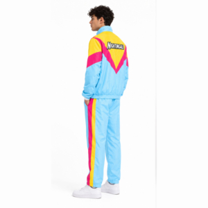 Custom Logo Lightweight Sports Running <b>Patchwork</b> Tracksuit 2 Pieces Crinkle Nylon Windbreaker <b>Jacket</b> and Pant Jogging Suits Men - Product Image 2