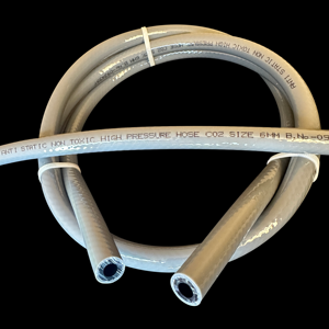 Tuyau de gaz CO2 médical haute pression Indoflex 6 mm ID x 12,5 mm OD, renforcé par fibre tressée de qualité médicale, gris, avec service de découpe - Product Image 4